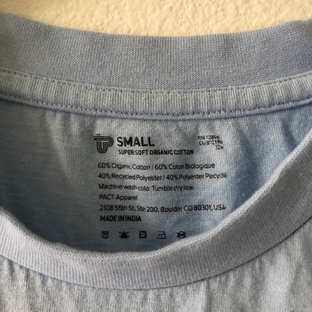 PACT Organic Cotton Crew Neck T-Shirt - Picture 3 of 3